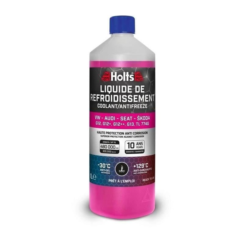 Liquide de Refroidissement - HOLTS - HAFR0005B - Dédié VW-AUDI-SEAT- Liquide de Refroidissement - HOLTS - HAFR0005B - Dédié VW-AUDI-SEAT-