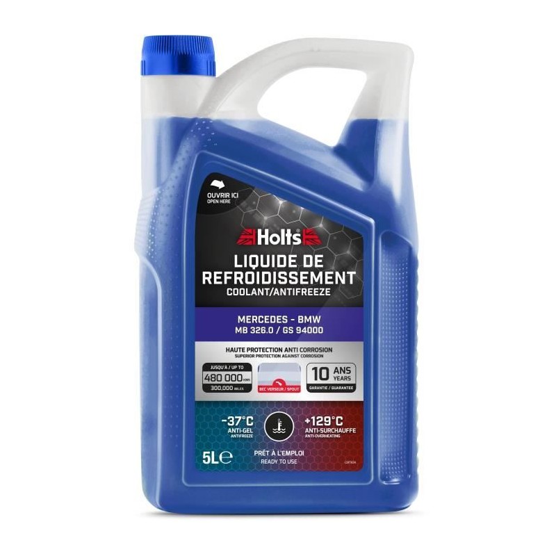 Liquide de Refroidissement - HOLTS - HAFR0008B - Dédié Mercedes - BM Liquide de Refroidissement - HOLTS - HAFR0008B - Dédié Mercedes - BM