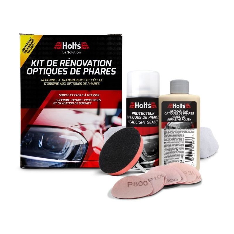 Kit Rénovateur d'optique de phare - HOLTS Kit Rénovateur d'optique de phare - HOLTS