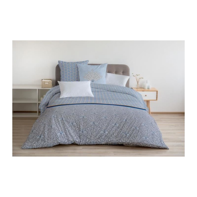 Parure de couette 220x240 cm HOME LINGE PASSION LOUXOR : Housse de cou Parure de couette 220x240 cm HOME LINGE PASSION LOUXOR : Housse de cou