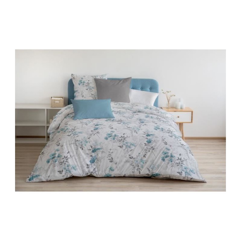 Parure de couette 240x260 cm HOME LINGE PASSION POMPADOUR : Housse de Parure de couette 240x260 cm HOME LINGE PASSION POMPADOUR : Housse de