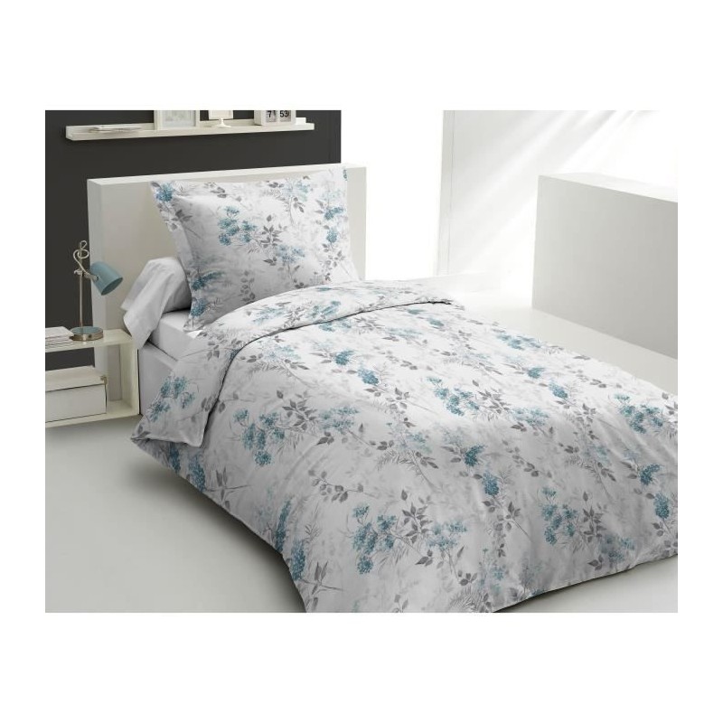 Parure de couette - HOME LINGE PASSION - POMPADOUR - 100% Coton - 140x