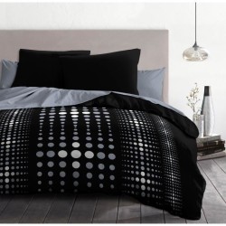 Parure de couette microfibre Steevy - 1 housse de couette 240x260 cm +