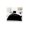 Parure housse de couette 2 personnes - 220x240 cm - 100% Coton - Bicol