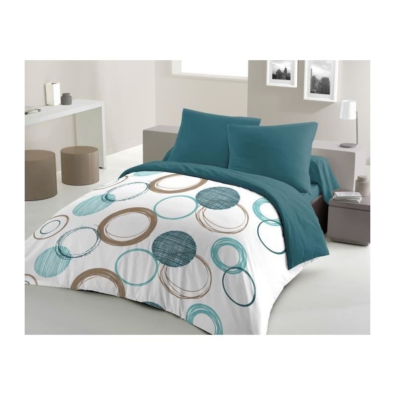 Parure de couette HOME LINGE PASSION Audace - couette 220 x 240 cm + 2 Parure de couette HOME LINGE PASSION Audace - couette 220 x 240 cm + 2