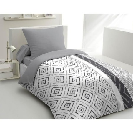 Parure de couette microfibre ETHNO - 1 housse de couette 140 x 200 cm