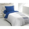 Parure de couette microfibre AMBROISIE - 1 housse de couette 140 x 200