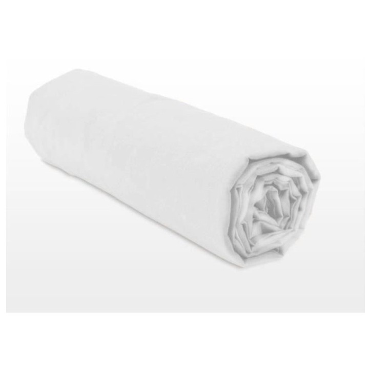 Drap housse - HOME LINGE PASSION - HP71764 - 140 x 190 cm + 30 cm bonnet - Microfibre - 82 g - Blanc Drap housse - HOME LINGE PASSION - HP71764 - 140 x 190 cm + 30 cm bonnet - Microfibre - 82 g - Blanc