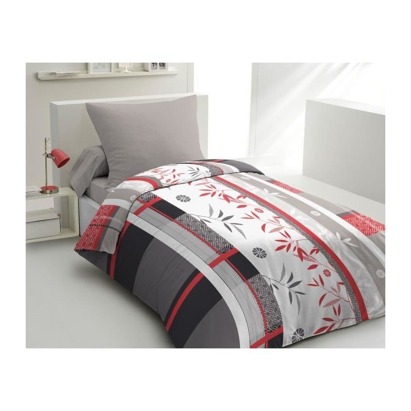 Parure de lit microfibre - HOME LINGE PASSION - SHIZUOKA - Housse 140 Parure de lit microfibre - HOME LINGE PASSION - SHIZUOKA - Housse 140