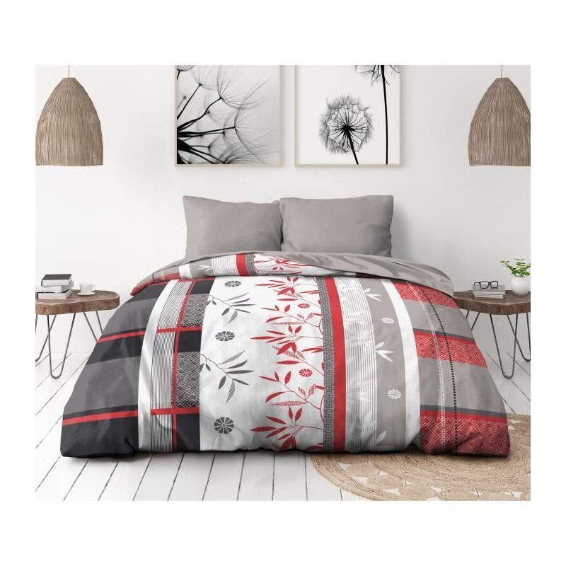 Parure de lit microfibre - HOME LINGE PASSION - SHIZUOKA - Housse 220 Parure de lit microfibre - HOME LINGE PASSION - SHIZUOKA - Housse 220
