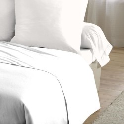 Drap plat - HOME LINGE PASSION - Microfibre 82 g - 240 x 300 cm - Blan