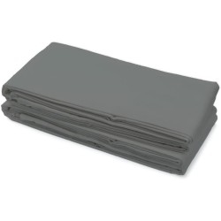 Drap plat - HOME LINGE PASSION - Microfibre 82 g - 240 x 300 cm - Anth