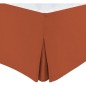 Cache sommier - HOME LINGE PASSION - 140 x 190 cm + 30 cm - Terracotta