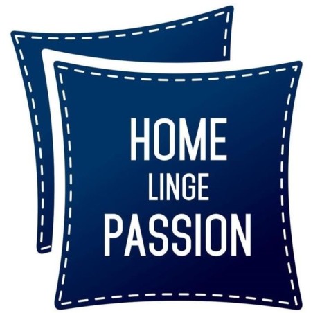 Parure de couette 3 pieces - HOME LINGE PASSION - HP72064 - Microfibre 82 g - 220 x 240 cm - Bleu canard