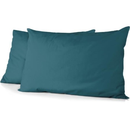 Lot de 2 taies d'oreiller - HOME LINGE PASSION - HP72087 - Microfibre