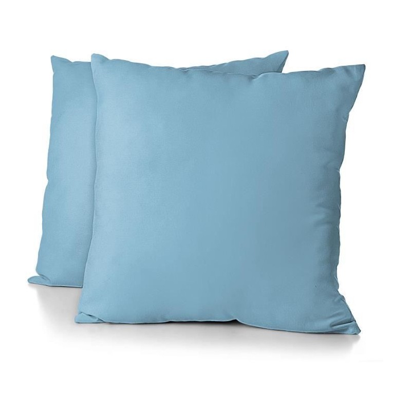 Lot de 2 taies d'oreiller - HOME LINGE PASSION - HP72090 - Microfibre Lot de 2 taies d'oreiller - HOME LINGE PASSION - HP72090 - Microfibre
