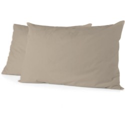 Lot de 2 taies d'oreiller - HOME LINGE PASSION - HP72091 - Microfibre