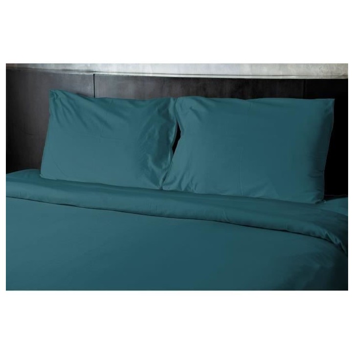 Drap plat - HOME LINGE PASSION - HP72099 - Microfibre 82 g - 240 x 300 cm - Bleu canard Drap plat - HOME LINGE PASSION - HP72099 - Microfibre 82 g - 240 x 300 cm - Bleu canard