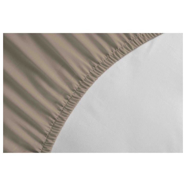 Drap housse - HOME LINGE PASSION - HP72127 - Microfibre 82 g - 140 x 190 cm - Bonnet 30 cm - Beige Drap housse - HOME LINGE PASSION - HP72127 - Microfibre 82 g - 140 x 190 cm - Bonnet 30 cm - Beige