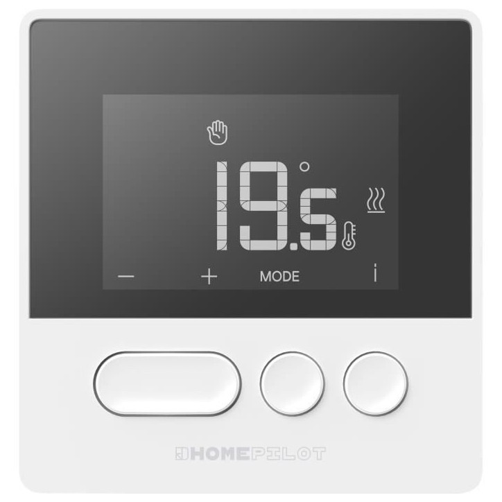 Thermostat connecté Pure avec récepteur - HOME PILOT - Chauffage connecté | Economies d'énergie Thermostat connecté Pure avec récepteur - HOME PILOT - Chauffage connecté | Economies d'énergie