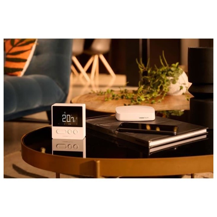 Thermostat connecté Pure avec récepteur - HOME PILOT - Chauffage connecté | Economies d'énergie Thermostat connecté Pure avec récepteur - HOME PILOT - Chauffage connecté | Economies d'énergie