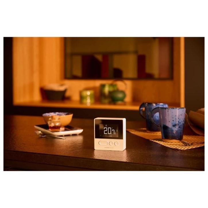 Thermostat connecté Pure avec récepteur - HOME PILOT - Chauffage connecté | Economies d'énergie Thermostat connecté Pure avec récepteur - HOME PILOT - Chauffage connecté | Economies d'énergie
