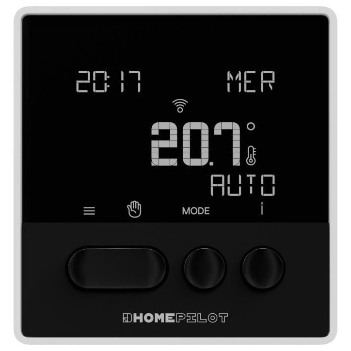 Thermostat connecté Classic avec récepteur - HOME PILOT - Chauffage connecté - Programmation | Economies d'énergie Thermostat connecté Classic avec récepteur - HOME PILOT - Chauffage connecté - Programmation | Economies d'énergie