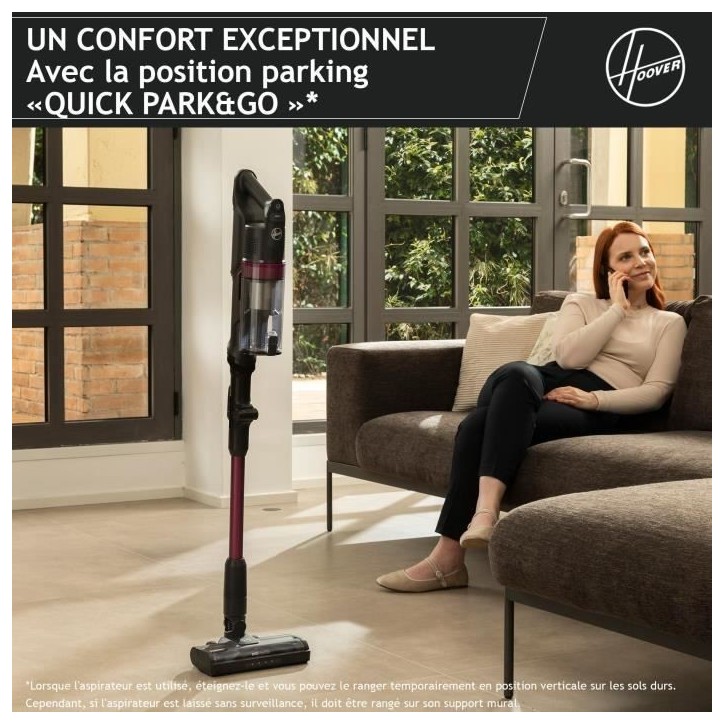 Hoover HF1 Plus Aspirateur Balai sans Fil avec Tube Flexible HF1P10HX - Léger & Puissant avec Turbo Mode - Brosse Anti-Twist LE Hoover HF1 Plus Aspirateur Balai sans Fil avec Tube Flexible HF1P10HX - Léger & Puissant avec Turbo Mode - Brosse Anti-Twist LE