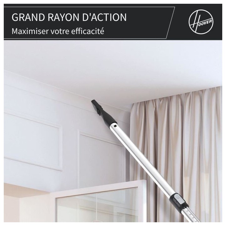 Aspirateur Traineau Sans Sac - HOOVER - HP320PET - 850 W - 2 L - 75 dBA - Spécial animaux Aspirateur Traineau Sans Sac - HOOVER - HP320PET - 850 W - 2 L - 75 dBA - Spécial animaux