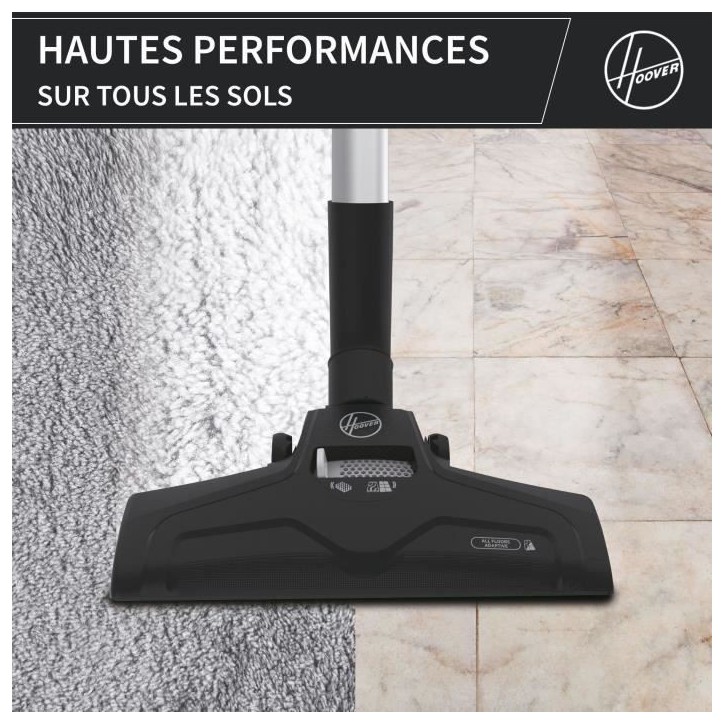Aspirateur Traineau Sans Sac - HOOVER - HP320PET - 850 W - 2 L - 75 dBA - Spécial animaux Aspirateur Traineau Sans Sac - HOOVER - HP320PET - 850 W - 2 L - 75 dBA - Spécial animaux