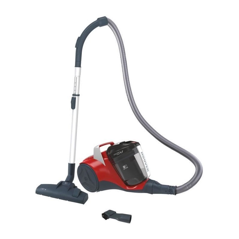 Aspirateur Traineau sans sac - HOOVER BR25HM - 700 W - 2 L - Rouge Aspirateur Traineau sans sac - HOOVER BR25HM - 700 W - 2 L - Rouge