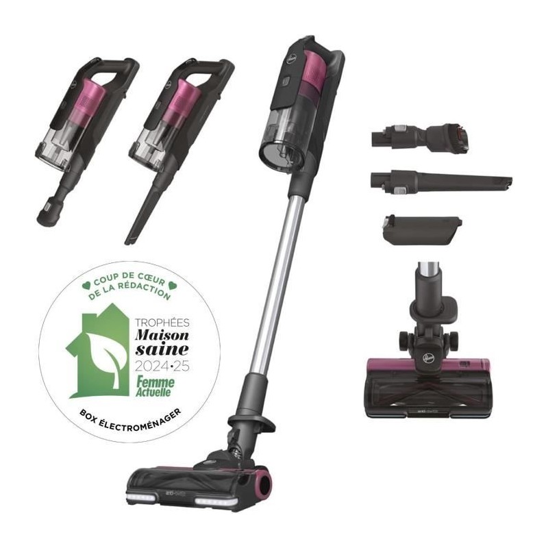 Aspirateur Balai sans fil - HOOVER HF920H - 65 AW - 86 dBA - Ecran LED Aspirateur Balai sans fil - HOOVER HF920H - 65 AW - 86 dBA - Ecran LED