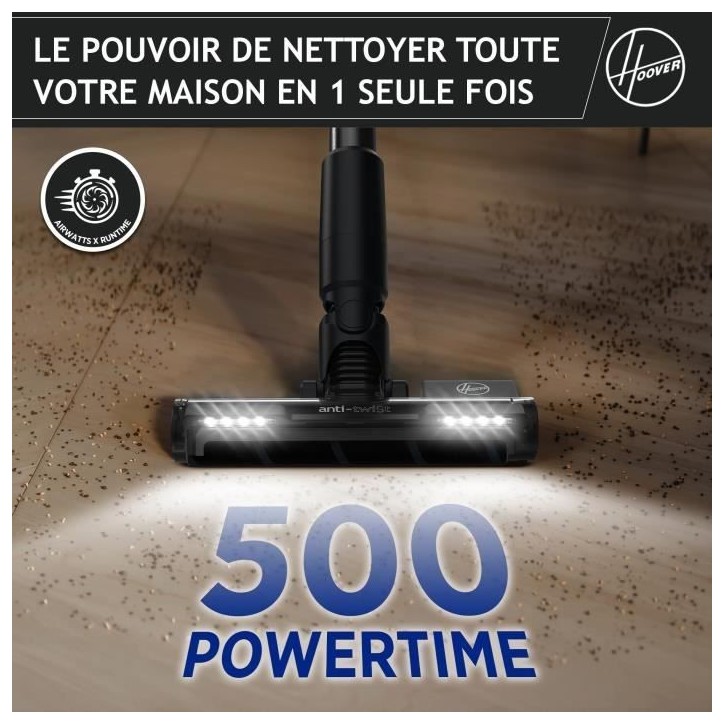 Aspirateur Balai sans Fil - HOOVER HF201P - Ultra-léger, Puissant 50AW, Turbobrosse Spécial Animaux, Technologie Ultra Compact Aspirateur Balai sans Fil - HOOVER HF201P - Ultra-léger, Puissant 50AW, Turbobrosse Spécial Animaux, Technologie Ultra Compact