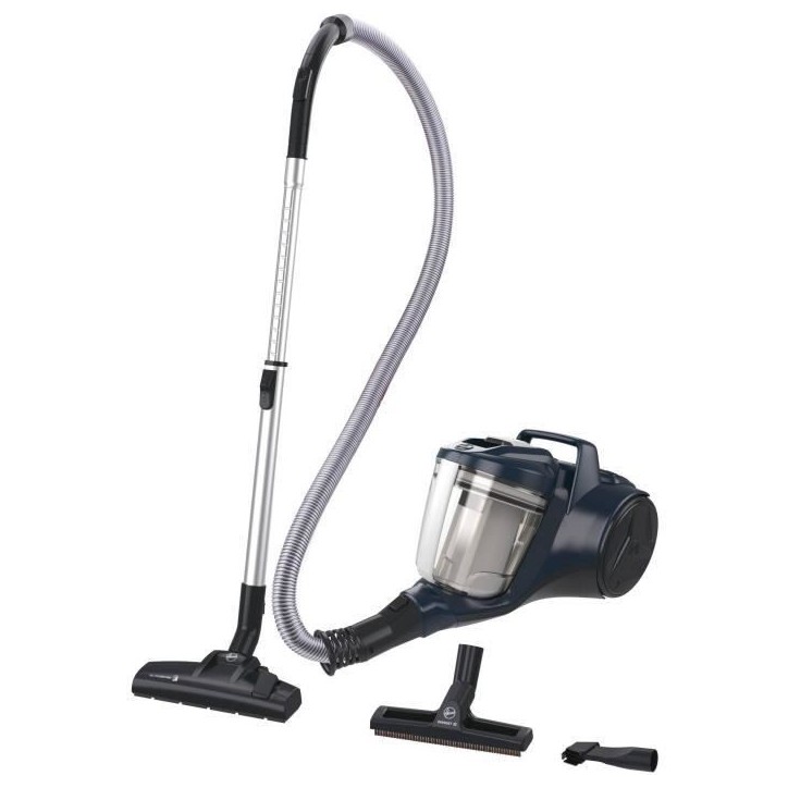 Aspirateur traineau sans sac - HOOVER - HP110HM - 700 W - 78 dBA - 2 L - Bleu Aspirateur traineau sans sac - HOOVER - HP110HM - 700 W - 78 dBA - 2 L - Bleu