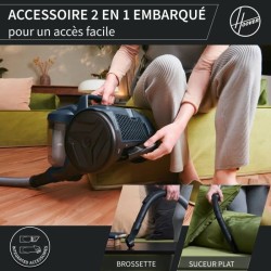 Aspirateur traineau sans sac - HOOVER - HP110HM - 700 W - 78 dBA - 2 L