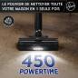 Aspirateur Balai sans fil - HOOVER HF1P10H - 40 AW - Ecran LED - Noir / Pastel violet