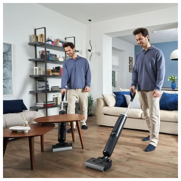 HOOVER HW300 - Aspirateur Laveur de Sols - 16 000Pa - Autonomie 40min - Tech.Anti-Twist Anti-emmelement - Auto-Nettoyage HOOVER HW300 - Aspirateur Laveur de Sols - 16 000Pa - Autonomie 40min - Tech.Anti-Twist Anti-emmelement - Auto-Nettoyage