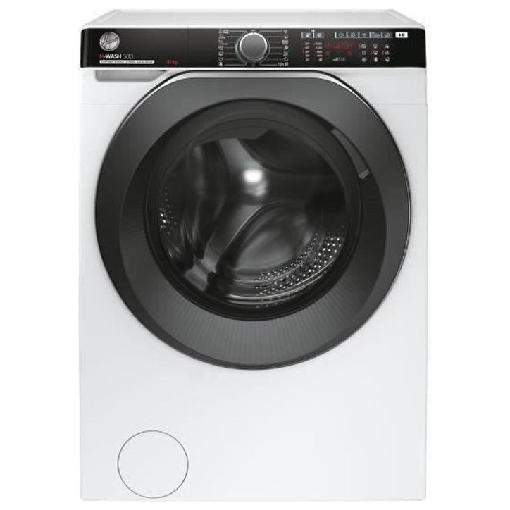 Lave-linge hublot HOOVER HWP 610AMBC/1-S - 10 kg - Induction - 1600 trs/min - Classe A - Connecté - Vapeur - Blanc Lave-linge hublot HOOVER HWP 610AMBC/1-S - 10 kg - Induction - 1600 trs/min - Classe A - Connecté - Vapeur - Blanc