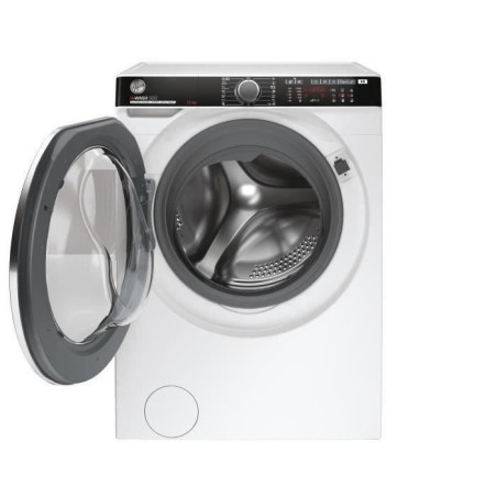 Lave-linge hublot HOOVER HWP 610AMBC/1-S - 10 kg - Induction - 1600 trs/min - Classe A - Connecté - Vapeur - Blanc