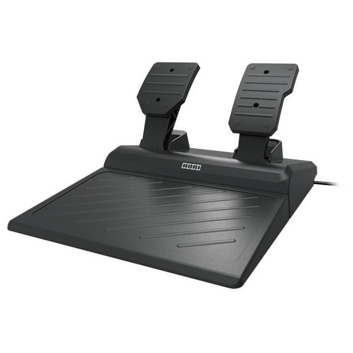 Volant de course - HORI - Overdrive - Pédales incluses - Compatible PC et Xbox - Noir
