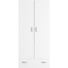 PARISOT Armoire 2 portes battantes + 1 tiroir - Panneaux de particules