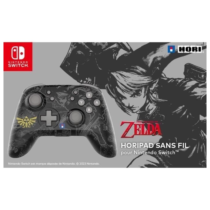 Manette de jeu - HORI - Zelda - Sans fil - Multicolore - Autonomie 15h Manette de jeu - HORI - Zelda - Sans fil - Multicolore - Autonomie 15h