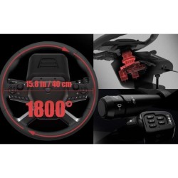 Volant avec boîte de vitesses et pédales - HORI - PC - Inclus Truck