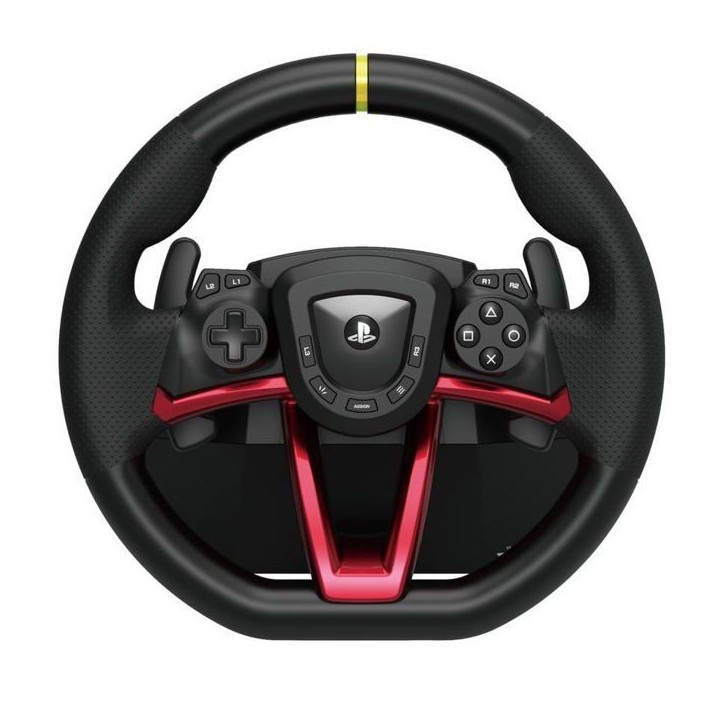 Volant de course - HORI - Apex - Sans fil - Compatible PS5/PS4/PC - Noir et rouge Volant de course - HORI - Apex - Sans fil - Compatible PS5/PS4/PC - Noir et rouge