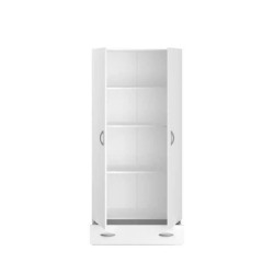 PARISOT Armoire 2 portes battantes + 1 tiroir - Panneaux de particules