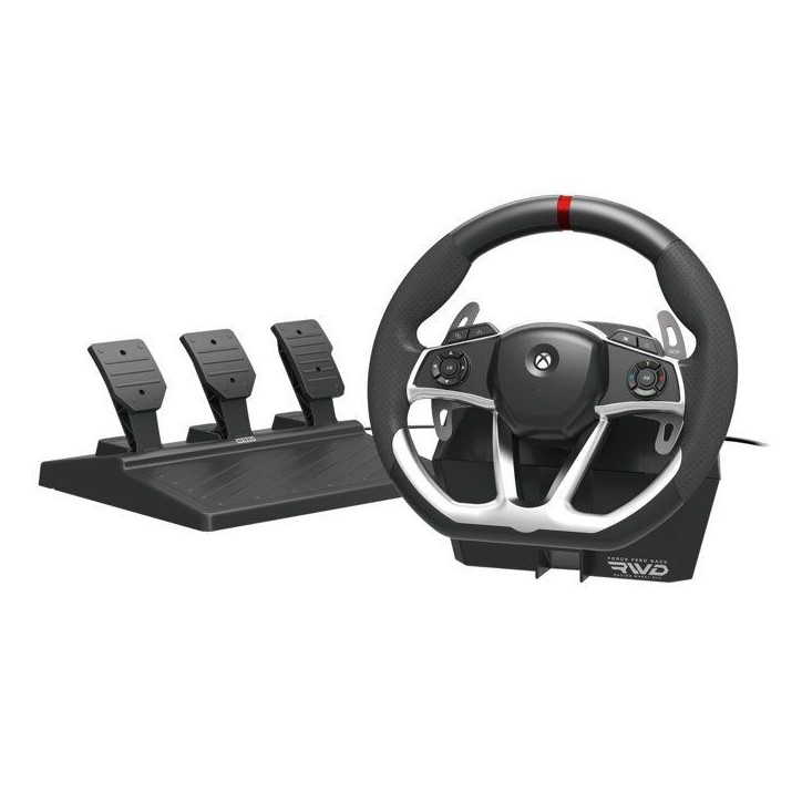 Volant de course - HORI - Xbox - Force Feedback Racing Wheel DLX avec pédales pour Xbox Series X/S - Noir Volant de course - HORI - Xbox - Force Feedback Racing Wheel DLX avec pédales pour Xbox Series X/S - Noir
