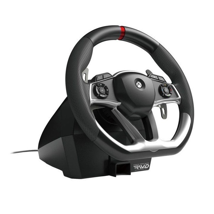 Volant de course - HORI - Xbox - Force Feedback Racing Wheel DLX avec pédales pour Xbox Series X/S - Noir Volant de course - HORI - Xbox - Force Feedback Racing Wheel DLX avec pédales pour Xbox Series X/S - Noir
