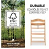 Chaise haute - HAUCK - ALPHA+ - Evolutive - De 6 mois a 90 kg - Bois F