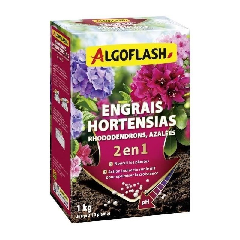 ALGOFLASH NATURASOL Engrais Hortensias, Rhododendrons et Azalées - Sp ALGOFLASH NATURASOL Engrais Hortensias, Rhododendrons et Azalées - Sp