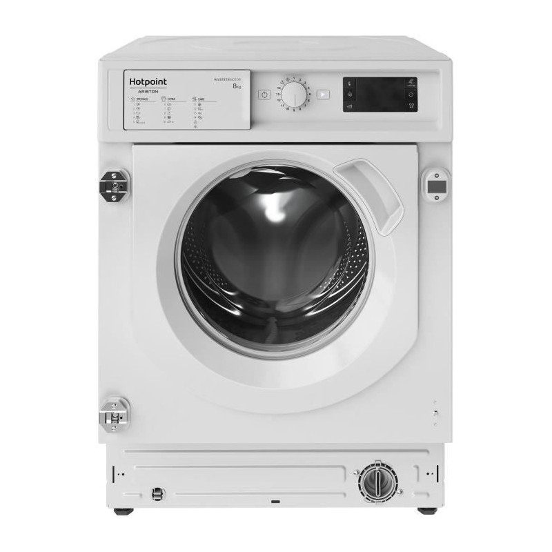 Lave-linge hublot encastrable HOTPOINT BIWMHG81485EU - 8 kg - Inductio
